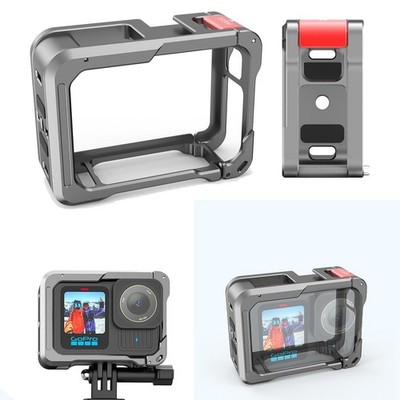 Aluminum Cage Metal Protective Frame Quick Release for GoPro Hero 13 12 11 10 9