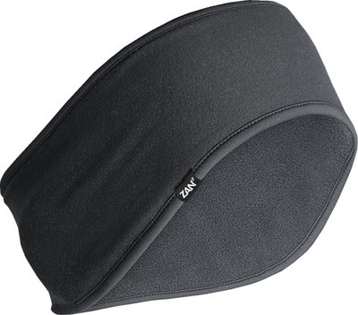 Zan Headgear Sportflex Ear Warmer Low-Pile Headband Black