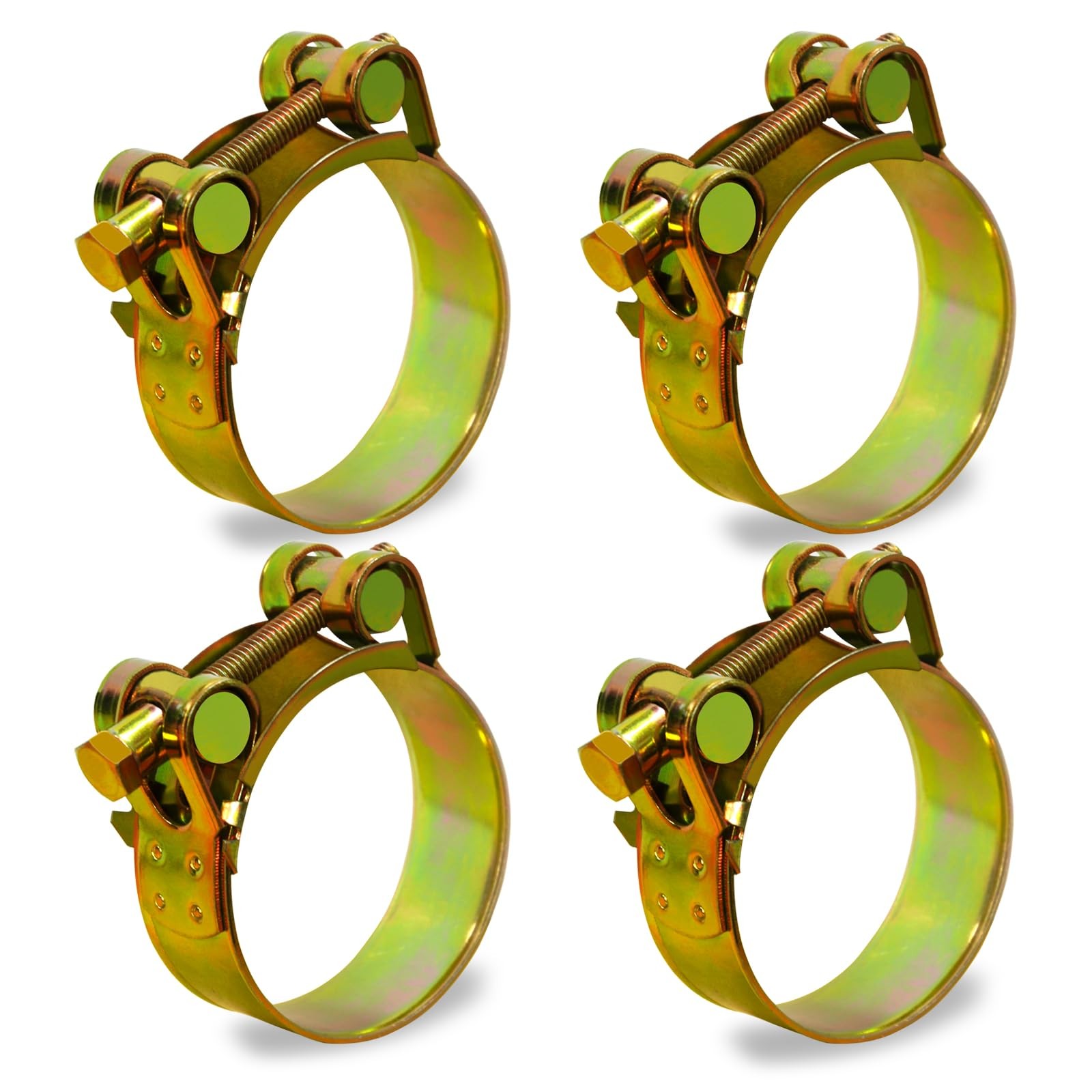 Collier de serrage échappement 29-31mm en acier galvanisé pour pot et manchon, lot de 5 pièces