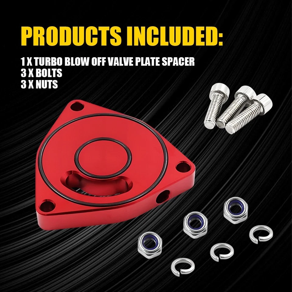Fit 15-2021 Honda Accord Turbo Blow Off Valve Plate Spacer BOV 1.5T Coupe Billet - Image 4 of 4