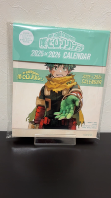 My Hero Academia 2026 Calendar Non-no Magazine Bonus Japan Anime