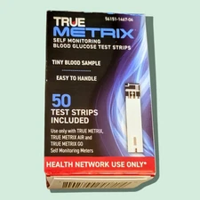 True Metrix Self Monitoring Blood Glucose/Test Strips0.5 microliter/50x Exp 4/27