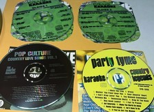 Karaoke Lot Of 4 Oldies 1 2, Country love songs 1, Country legends 1 Party Tyme