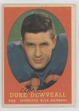1958 Topps CFL Duke Dewveall #23 1d0j