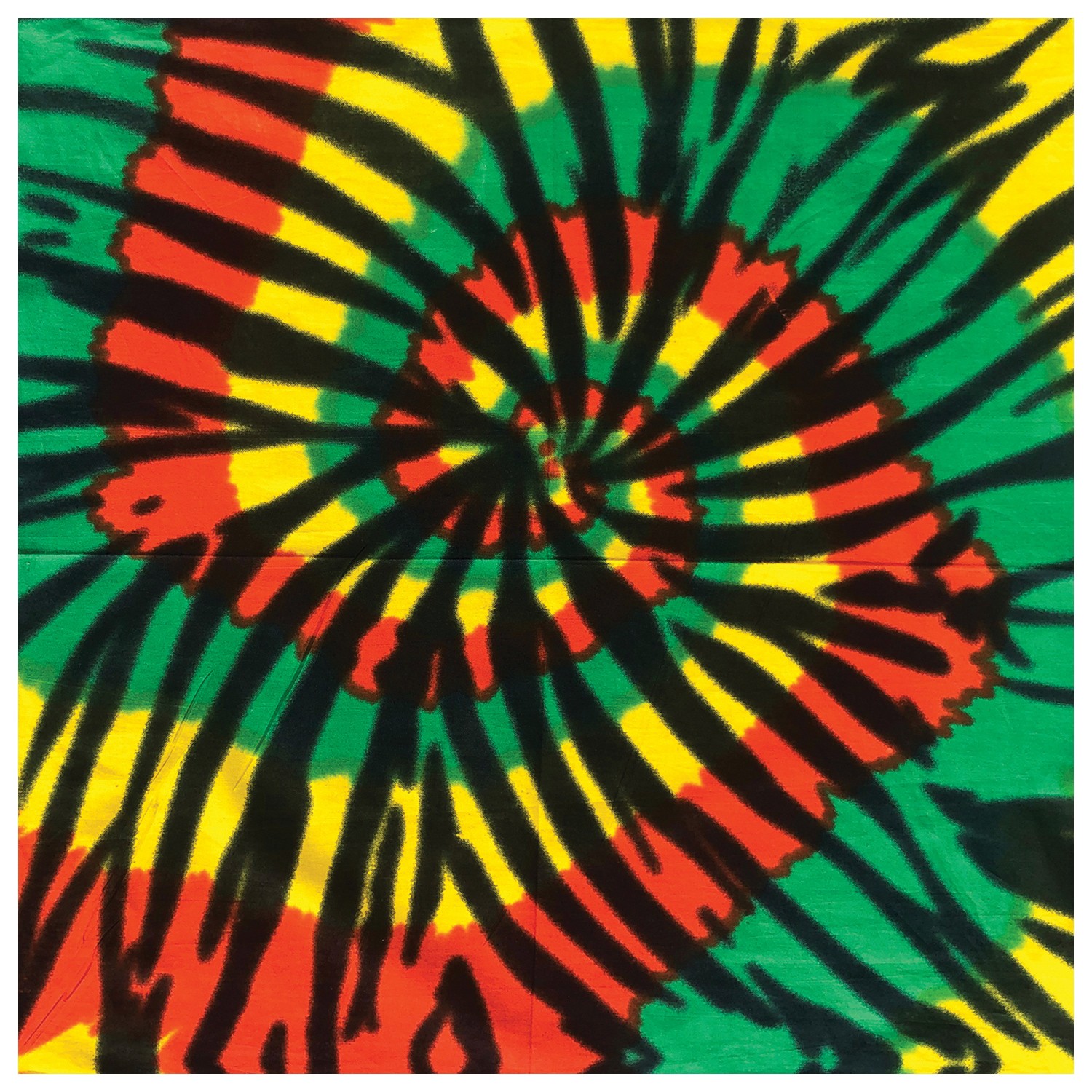 Carolina Manufacture Tie-Dye Reggae Bandana - Яркий хлопковый головной убор для езды на велосипеде - 2890₽