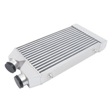 Intercooler Kit Universal Aluminum Front Mount 2 5 Inlet For All Cars Trucks Intercooler Kit Universal Aluminum Front Mount 2 5 Inlet For All Cars Trucks