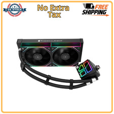 Frozen Infinity 240 Black CPU Aio Cooler,Tl-M12 2 PWM Fans,Computer CPU Water Co