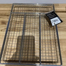 The Home Store Chrome Cutlery Tray
