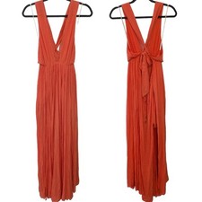 Free People Coral Strong Statement Endless Summer Maxi Dress. Small