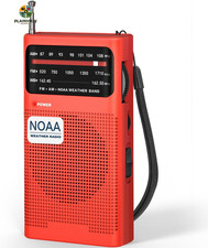 NOAA Weather Radio, AM FM NOAA Emergency Radio Portable with Best Reception, Hea
