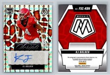 2025 KJ Bolden Panini Mosaic NIL Future Scripts Auto Free Shipping NM/MInt