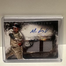 2018 Topps Inception Patch Auto Miguel Gomez #/299 San Francisco Giants