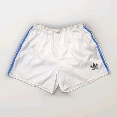 ADIDAS Sampdoria Glanz Nylon Shorts D8 weiß Sporthose Fußball Vintage Retro Gym - Bild 1 von 4