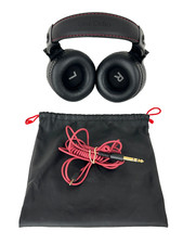 OneOdio DJ Studio Over Ear Headphones Black Red Stitching Wired Headset Tested