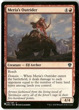 Meria's Outrider 138/281 Common The List Reprints Magic: The Gathering LP