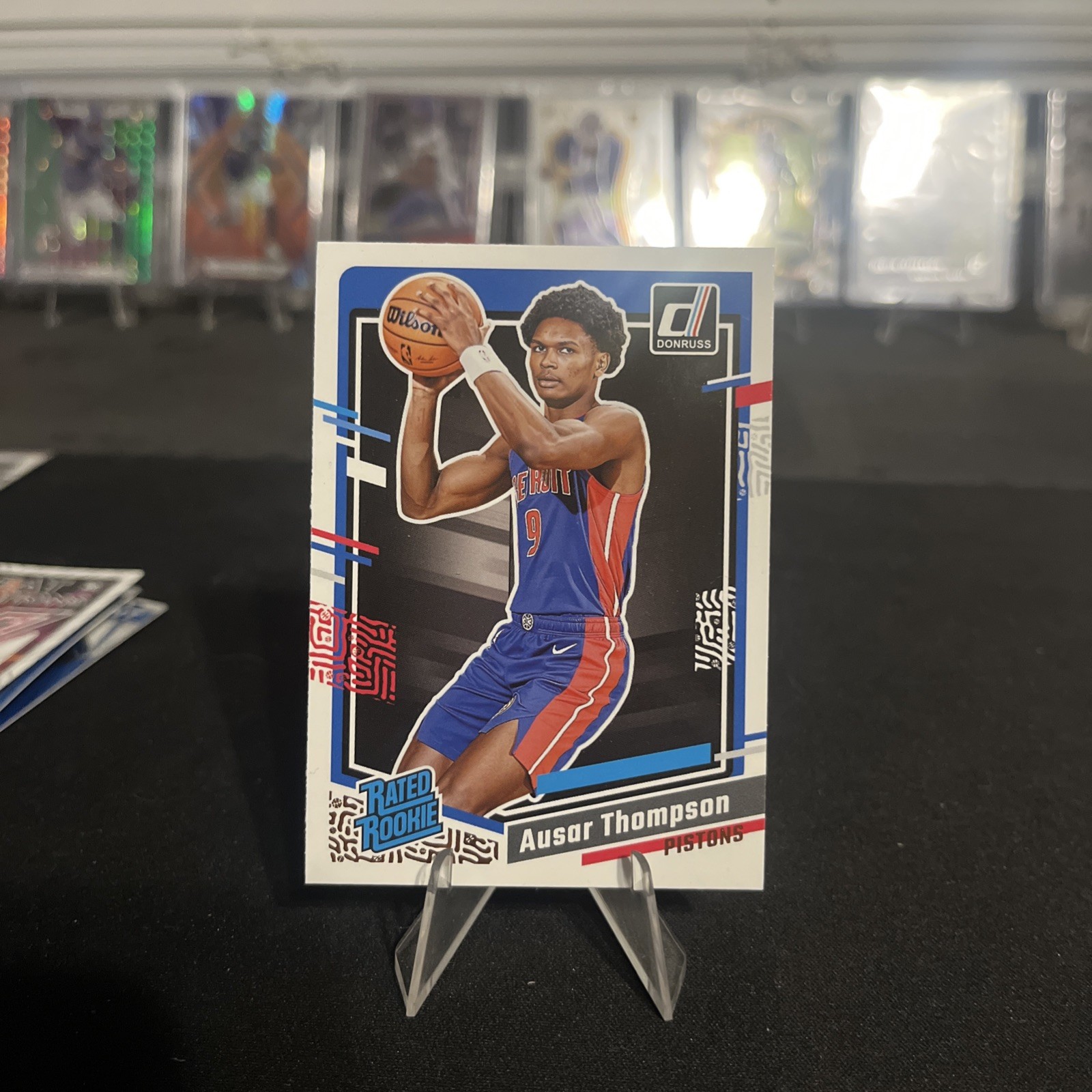 Ausar Thompson 2023-24 Panini Donruss Rated Rookie RC #228 Detroit Pistons