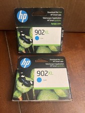 HP 902XL Cyan High Yield Ink Cartridge EXP 05/2024 BRAND NEW Lot Of 2