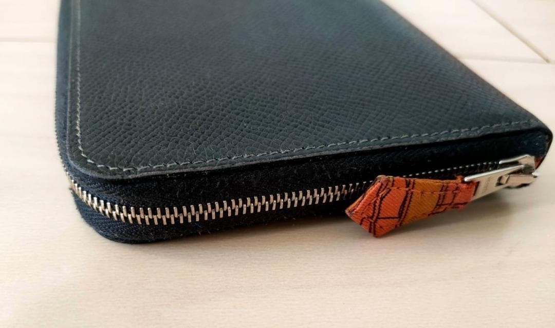 Hermes Azap Silk In Long Wallet 20x11x2cm Black Palladium Box Luxury Edition thumbnail 7