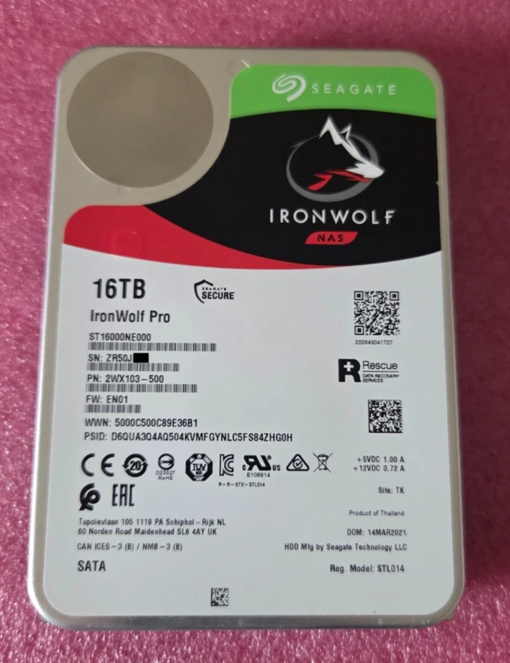 Seagate IronWolf Pro 16TB Hard Disk Drive