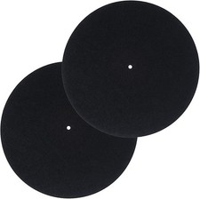 2Pcs Record Player Slip Mat,Felt Slipmats For Vinyl Turntable,Record Player Mat,