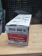 US Motors 5652 Rescue EZ13 ECM Motor 1HP 1075 RPM 115/208-230V Nidec