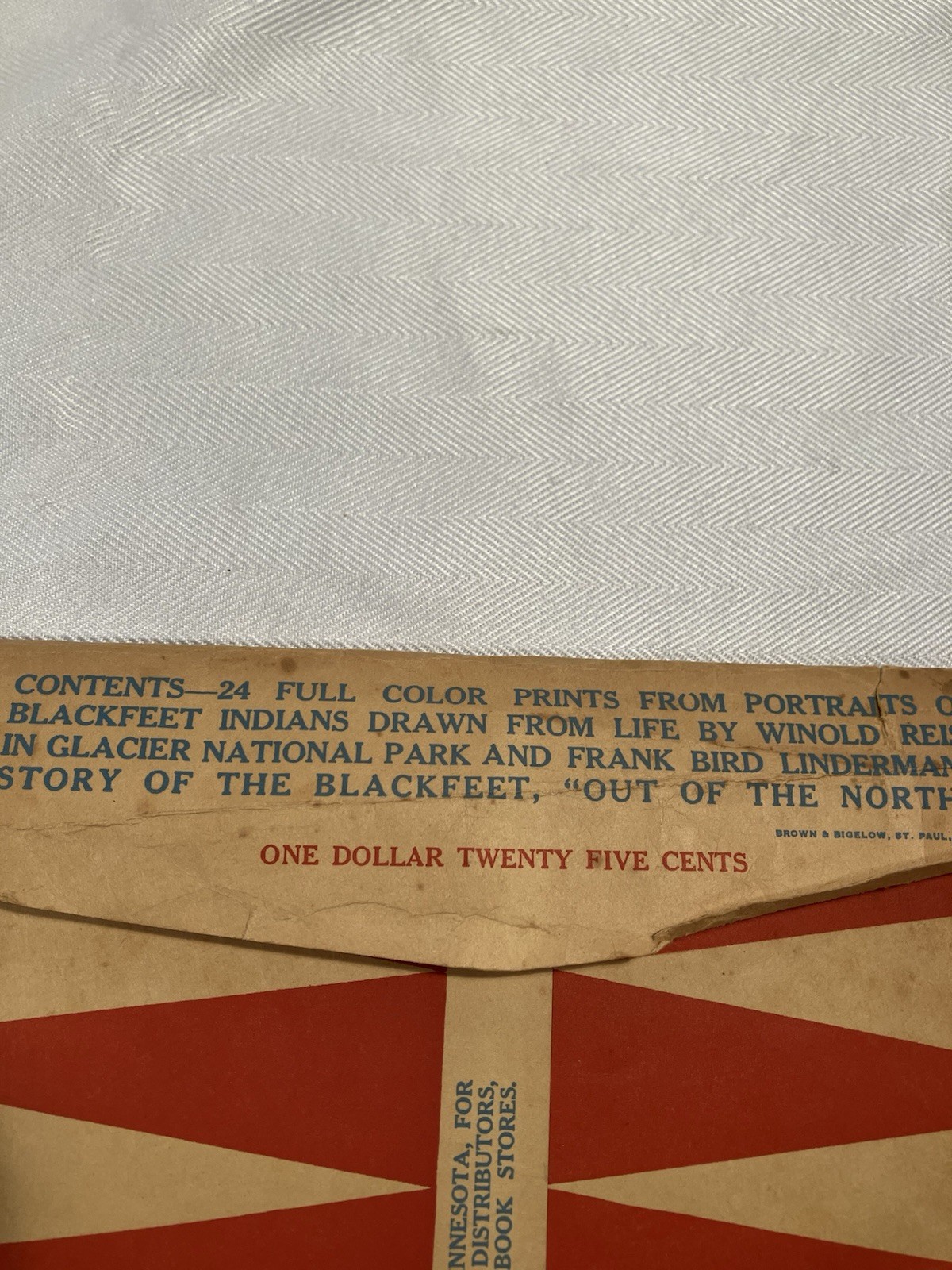 Vintage Blackfeet Indians Of Glacier National Park / Great Northern Railway 