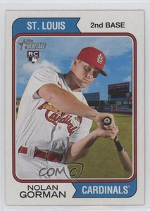 2023 Topps Heritage Nolan Gorman #19 Rookie RC