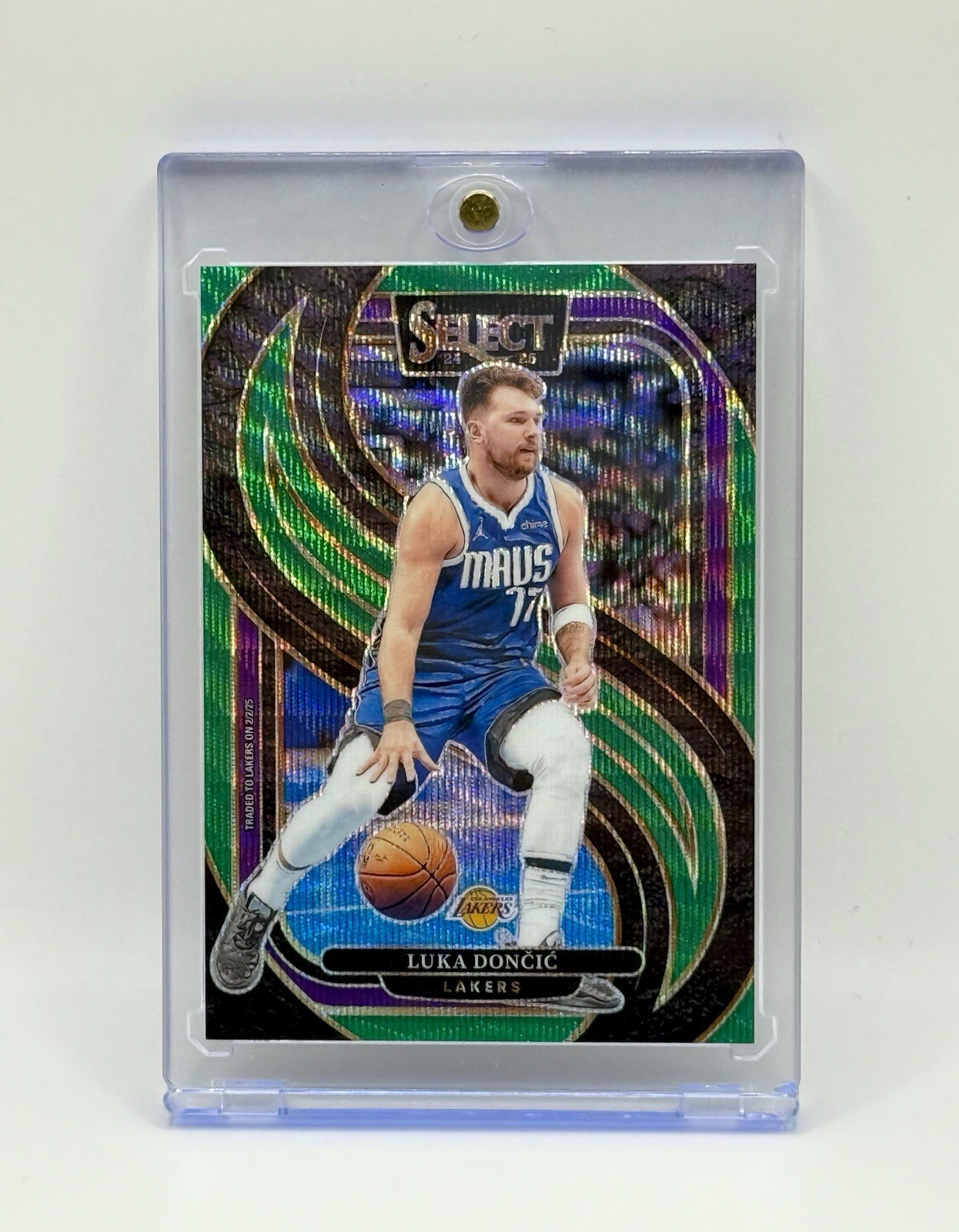 2024 PANINI SELECT GREEN WAVE #141 LUKA DONCIC /50