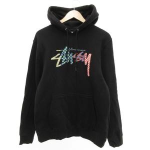 Stussy Men's Black Hoodie Sweatshirt Print M Loungewear thumbnail 5