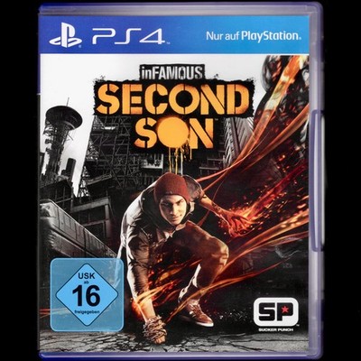 inFAMOUS Second Son PS4 Spiel Action Adventure TPS PlayStation4 Game Top CIB
