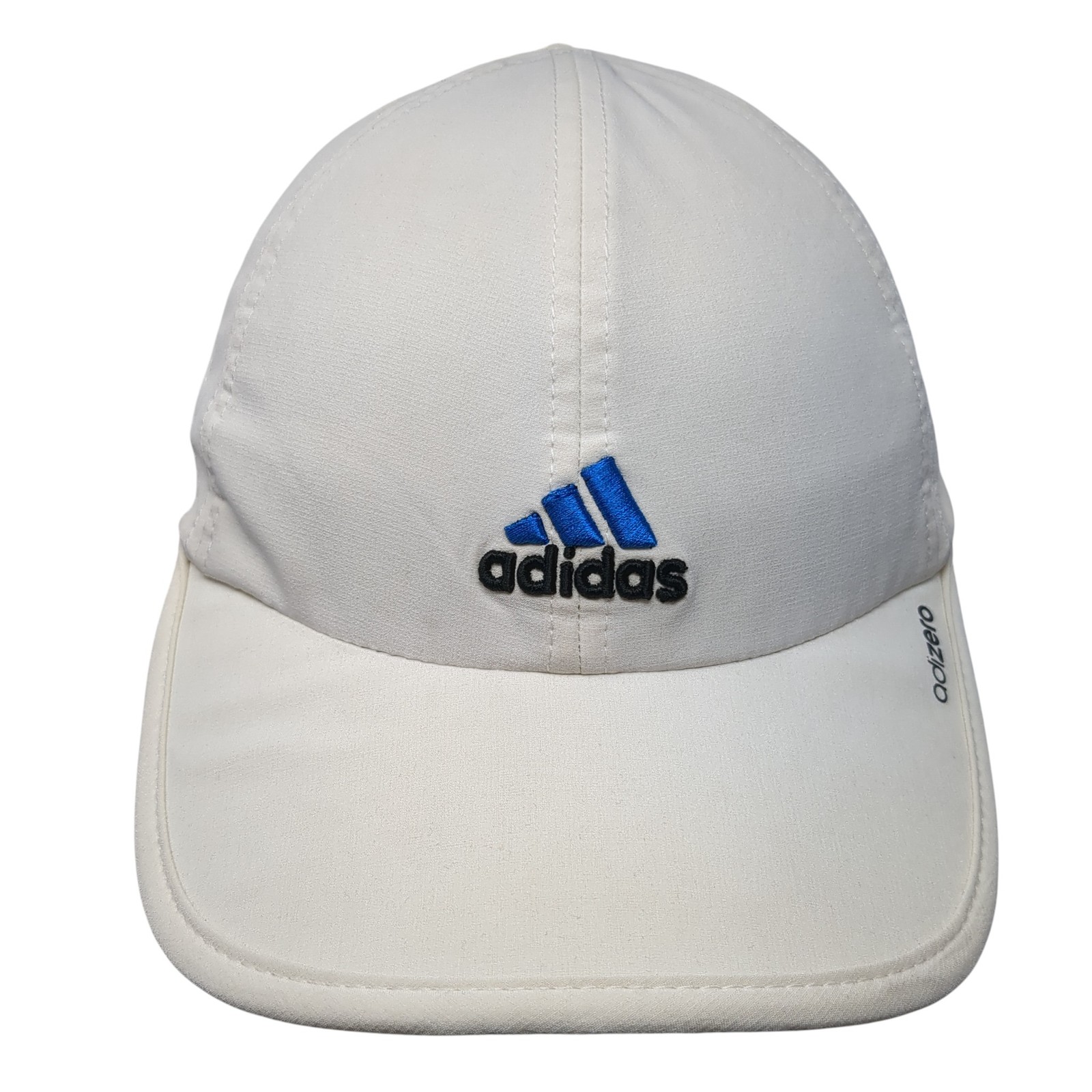 Adidas Adizero Strapback Hat White One Size Embroidered Adju