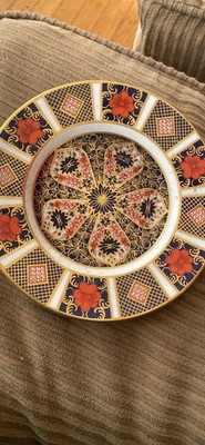 STuNNinG OLD ROYAL CROWN DERBY IMARI GOLD 1128 SAUCER PLATE for TEACUP