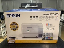 Epson Ecotank ET-3958 InkJet Printer - White - Long Ink Life - OPEN BOX
