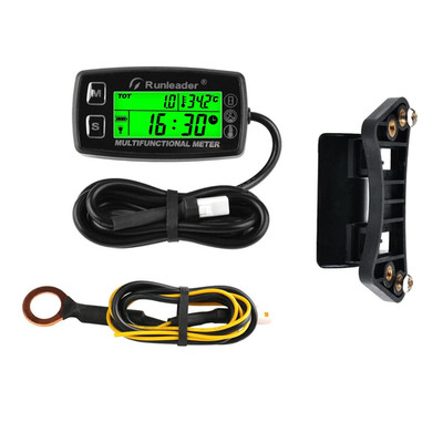Runleader Digitaler Tachometer, Motortemperaturanzeige Mit Offizieller Universal