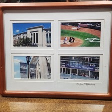 15 X 12 Framed Collage Of Proffessional Photos Of Yankee Stadium Signed By Art 15 X 12 Framed Collage Of Proffessional Photos Of Yankee Stadium Signed By Art