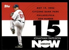 2007 Topps #GN495 Jonathan Papelbon Generation Now