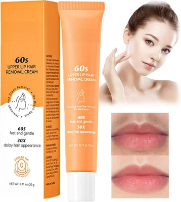 AINXTOLM Facial Hair Removal Cream for Women - Upper Lip, Chin, and Face Hair Remover - D