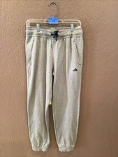 Adidas Fleece Sweatpants Grey/ Black Logo Size Small New With Tags 19