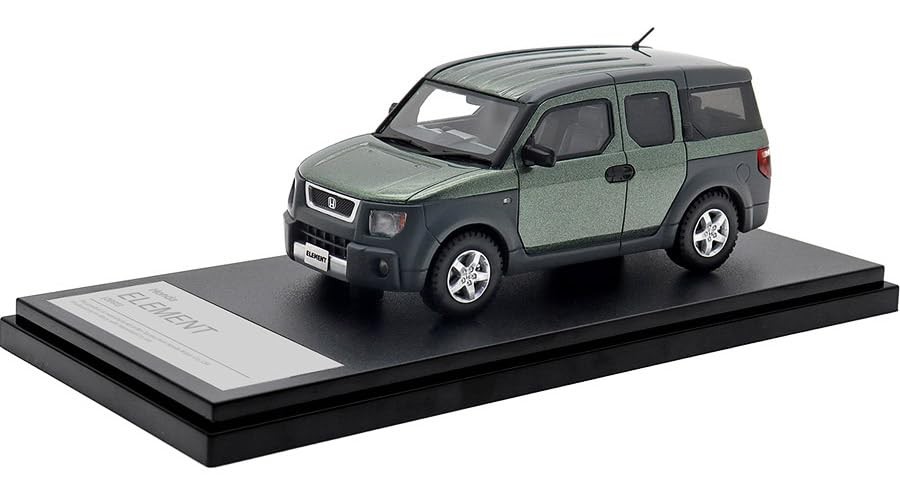 Hi Story 1/43 Honda Element 2003 Galapagos Green Metallic JDM SUV HS425GR