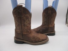 Smoky Mountain Brown Leather Cowboy/ Cowgirl Boot 3845 C Child Size 12 R