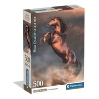 Pferd Wild Stallion 500 Teile Compact Puzzle Clementoni