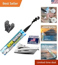 Marine Sealant Waterproof Caulk Fast Cure 30 Mins UV-Resistant Adhesive