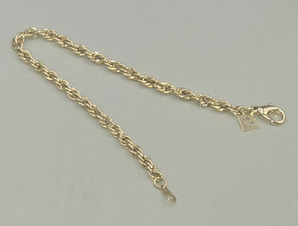 Pierre Cardin Armband vergoldet Edelstahl Vintage 60er–80er ungetragen 18,8 cm - Bild 3 von 4