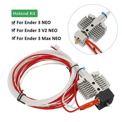 0.4MM Extruder Hotend Kit für Ender-3 Neo/V2 Neo/Max Neo 3D Drucker 24V 40W
