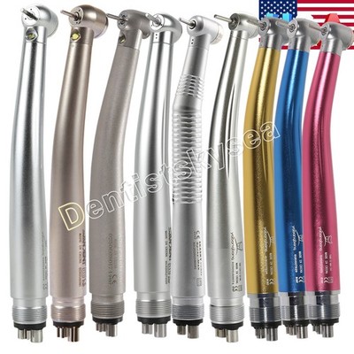 USA! Dental (LED E-generator Optics) High Speed Handpiece 4Hole Turbine