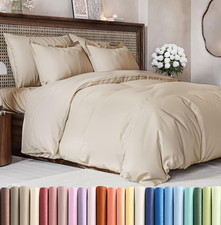 Duvet Cover Queen Size Set - Extra Soft Queen Size Duvet Cover 90 X 90 with 2 Pi