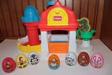 Playskool-Weebles Farm-Barn-Silo-Horsie Ride for Weeble Wobbles -10"Tall-1995