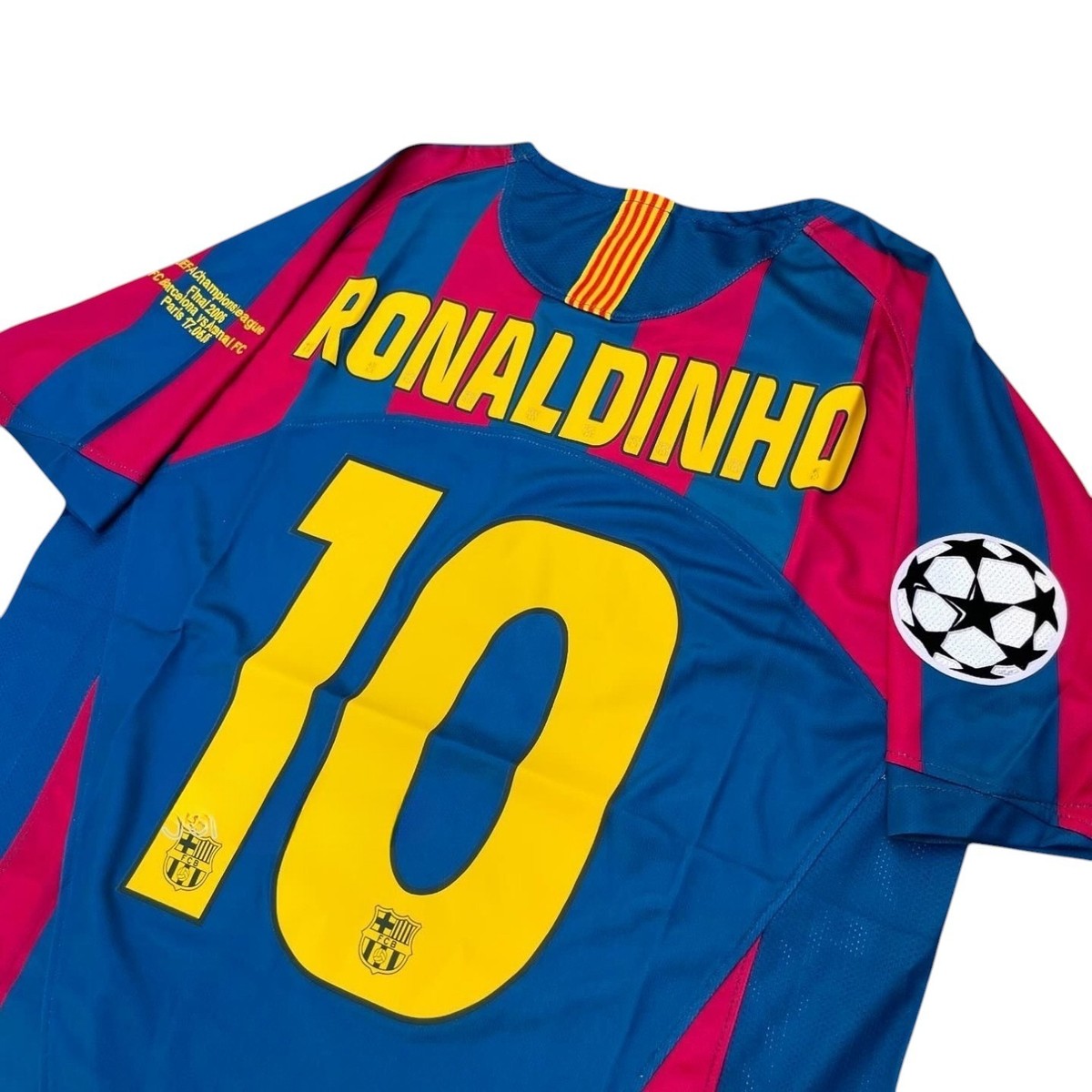 FC Barcelona Final Champions League Jersey 2005/2006 - Ronaldinho