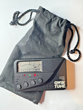 Vintage 1995 Qwik Tune Automatic Chromatic Guitar Bass Tuner w/ Pouch Tested