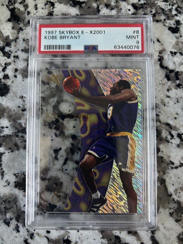 1997 Skybox E-X2001 Kobe Bryant PSA 9 #8 Lakers HOF